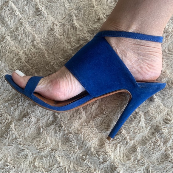 Zara Suede Heeled Sandals - Picture 6 of 6